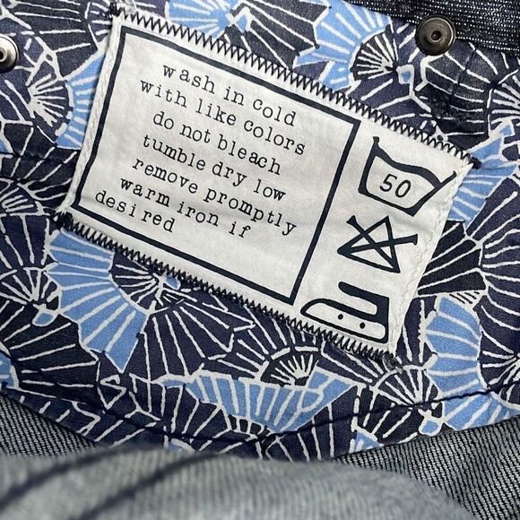 Pine IV Dark Wash Denim Jeans Ragged Bottoms size 26 - Picture 7 of 7